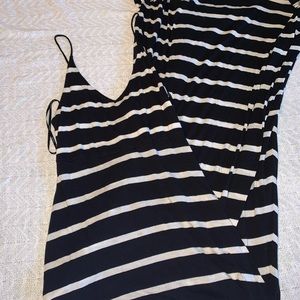 Striped maxi dress